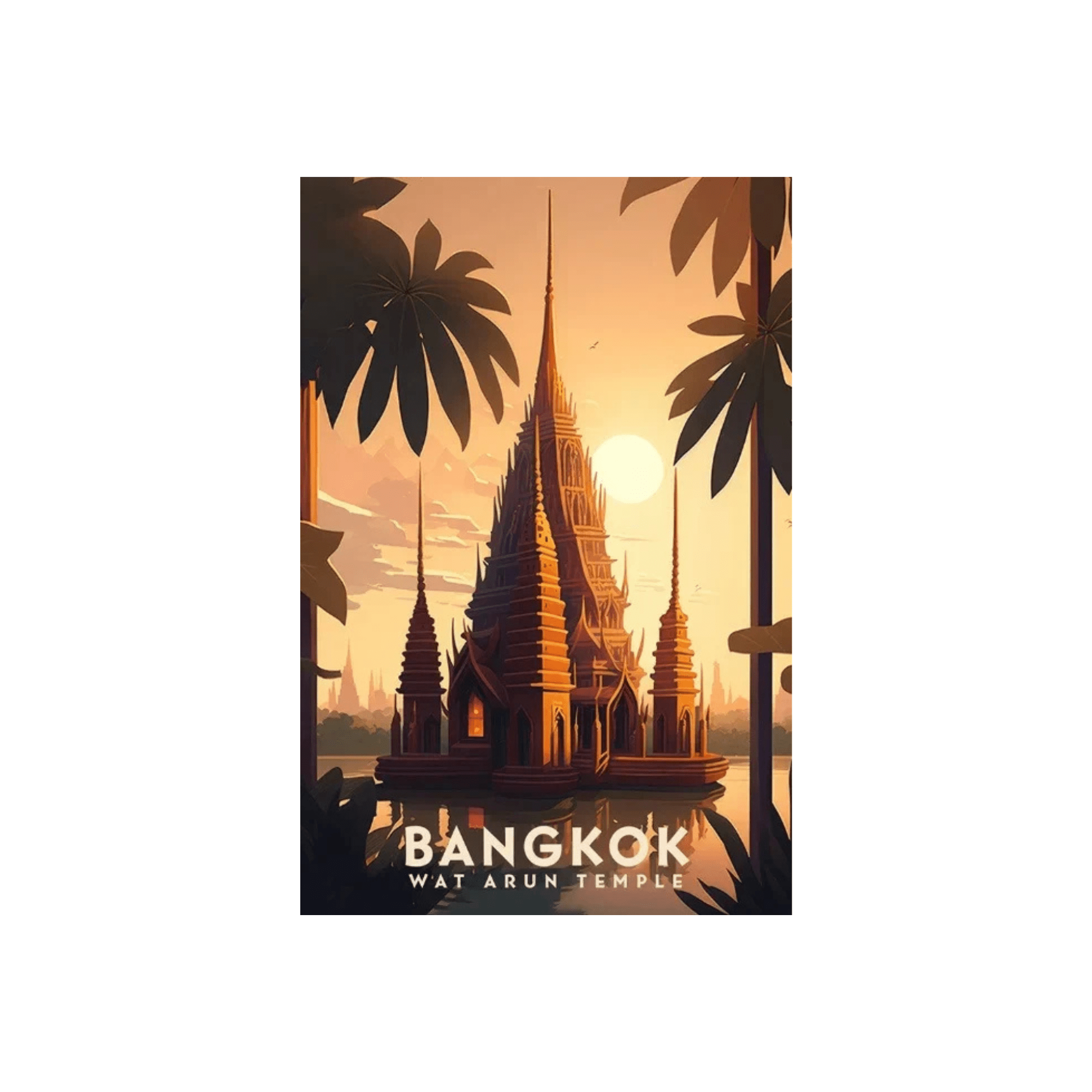 Affiche Bangkok - Collection Lieux Mythiques