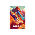 Affiche Pérou - Collection Lieux Mythiques