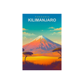 Affiche Kilimanjaro - Collection Lieux Mythiques