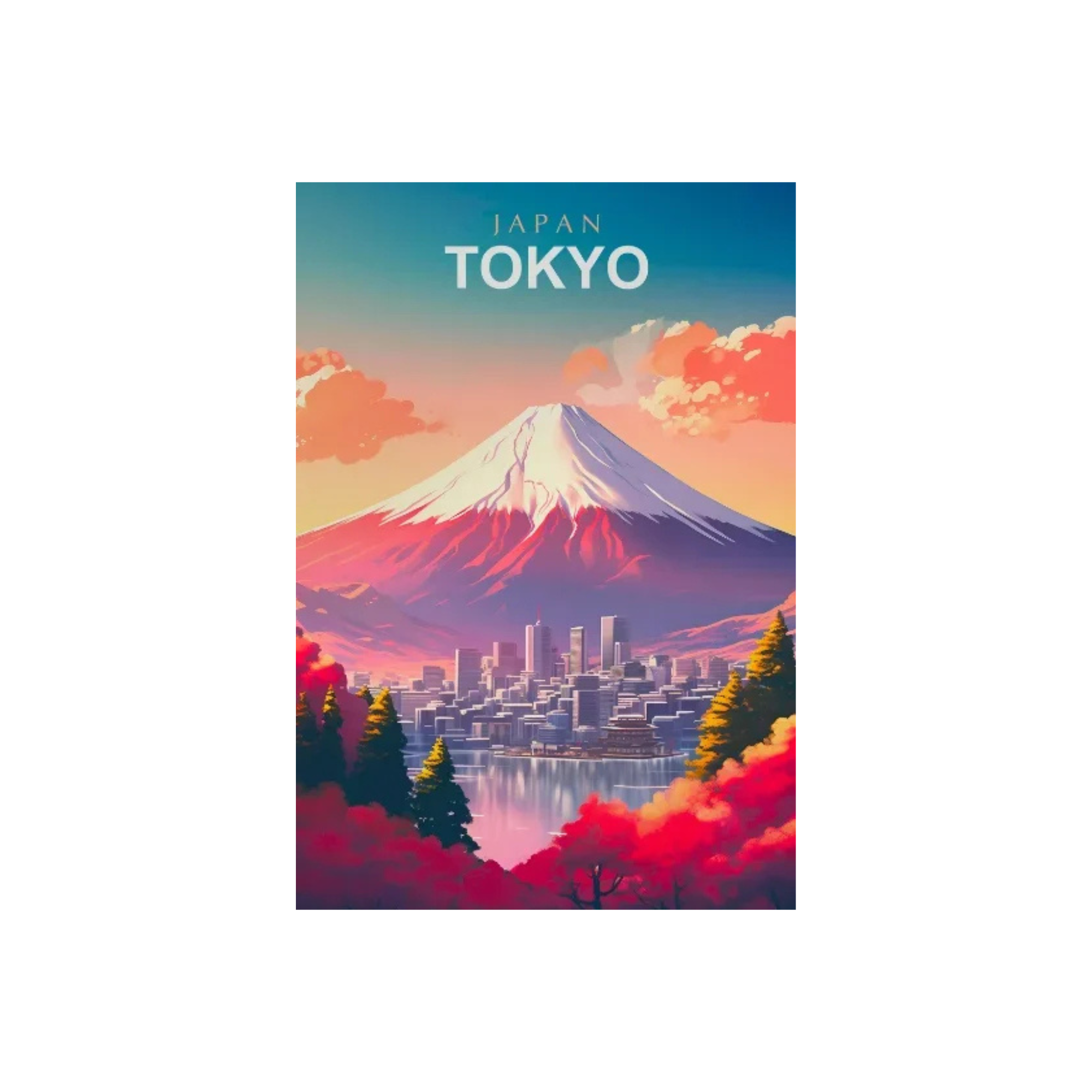 Affiche Tokyo - Collection Lieux Mythiques