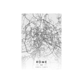 Affiche Carte de Rome - Collection Cartes de Villes