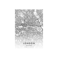 Affiche Carte de Londres - Collection Cartes de Villes