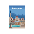 Affiche Budapest - Collection Paysages Urbains