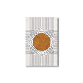 Affiche Soleil Équilibré - Collection Soleil Terracotta