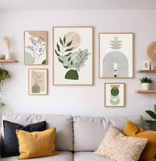 Affiche Alignement Naturel - Collection Botanique Sauge