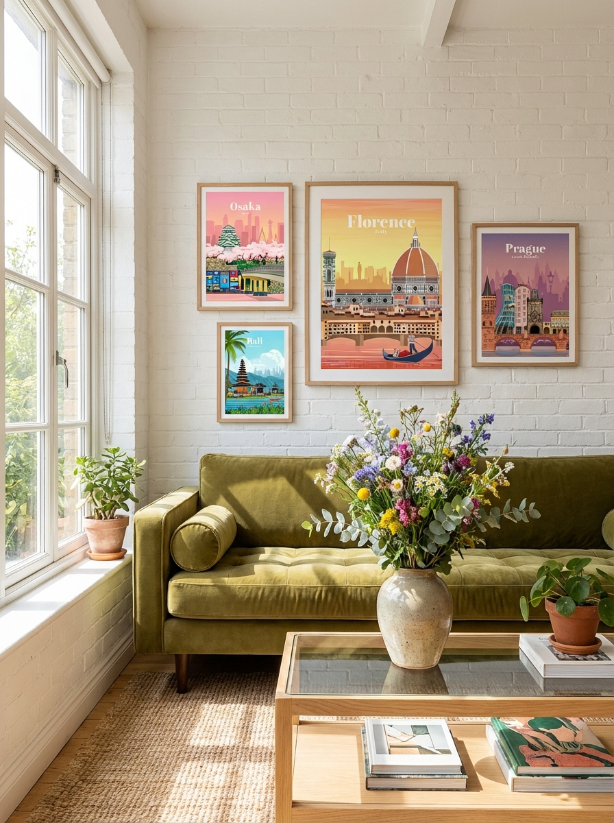 Affiche Florence - Collection Paysages Urbains