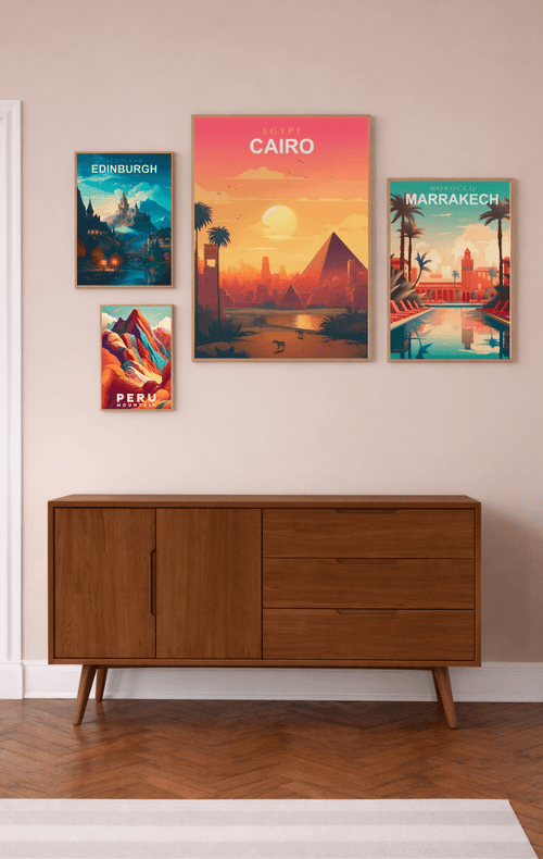 Affiche Cairo - Collection Lieux Mythiques
