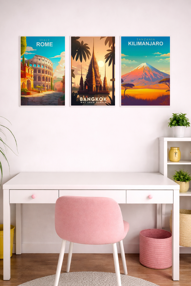 Affiche Kilimanjaro - Collection Lieux Mythiques